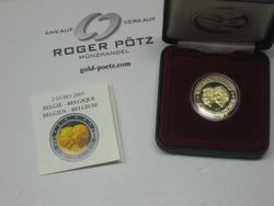 2 Euro Belgien 2005 Wirtschaftsunion PP 2 Euro Belgien 2005 Wirtschaftsunion PP