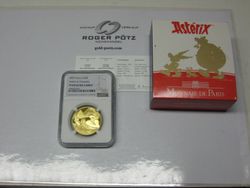 50 Euro Asterix Gold PP 2007 Frankreich PF 69