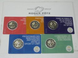 5 x 2 Euro Frankreich 2022 Olympiade Paris Diskuswerfer st 5 x 2 Euro Frankreich 2022 Olympiade Paris Diskuswerfer st