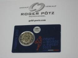 2 Euro Frankreich 2023 Rugby WM Coincard st