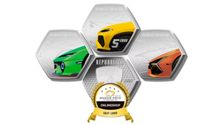 3 x 5 Euro Silber Lamborghini ITALIEN 3 x 5 Euro Silber Lamborghini ITALIEN