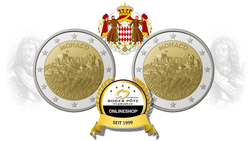 2 Euro Monaco 2025 PP Ehemalige Lehen - Marquisat de Baux 2 Euro Monaco 2025 PP Ehemalige Lehen - Marquisat de Baux