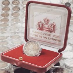 2 Euro Monaco 2026 PP Duché de Valentinois 2 Euro Monaco 2026 PP Duché de Valentinois