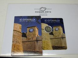 2 x 2 Euro Malta Honigbiene und Cittadelle Gozo im Originalblister 2024