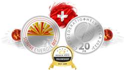 Schweiz 20 Franken 2022 Silber coloriert Sonnenenergie PP Schweiz 20 Franken 2022 Silber coloriert Sonnenenergie PP